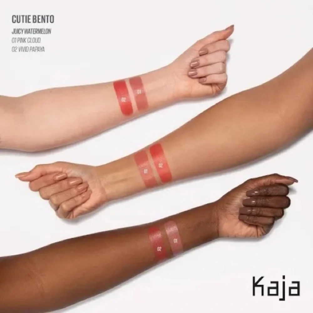 Kaja Cutie Bento Creamy Lip & Cheek Duo Juicy Watermelon 01